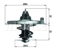 MAHLE TX 36 71D Thermostat