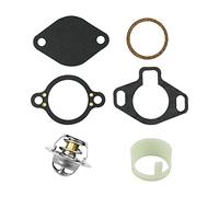 Thermostat Kit 807252Q5 with Gaskets Sleeve Replace 23-806922 Fit for Mercruiser 4.3L 5.0L 5.7L for 4.3L 5.0L 5.7L 160°