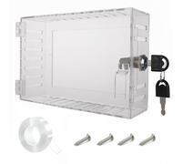 Thermostat Lock Box with 2 Keys Compatible with Most Common Thermostat Makes and Models Installed in Homes Offices and Public Buildings