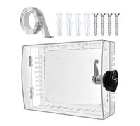 Thermostat Lock | Clear Wall Mount Protector | Wall Thermostat Keypad Protector | for Home, Office, School, Restaurant, Hospital, Rent, Residences