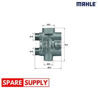 THERMOSTAT, OIL COOLING FOR AUDI Q7 R8 MAHLE TO 9 75