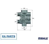 Thermostat, oil cooling for VW TOUAREG MAHLE TO 9 75