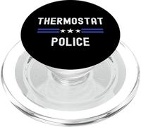 Thermostat Police - Funny Dad Jokes Step Away From The Dial PopSockets PopGrip for MagSafe