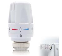 Thermostat Radiators Valve, Thermostatic Head Radiator Thermostat Head M30*1.5,Dn25 Radiator Valve Replacement Head Radiator Valve Thermostat Valve for Home Office