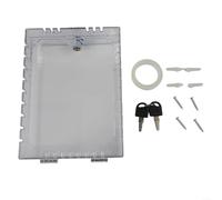 Thermostat Security Box with Key for Wall Mount Compatibility with Most Common Thermostats in Office Buildings and Rental Properties