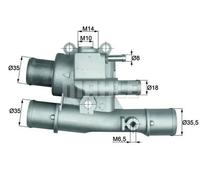 MAHLE ORIGINAL TI 124 88 Thermostat