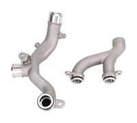 Thermostat Top Crossover Tube Aluminum Alloy 3 Way Engine Coolant Pipe Direct Replacement for F Type LR092992 LR090630