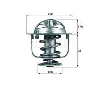 Thermostat TX 119 82D MAHLE for ROVER HONDA ACURA