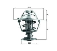 MAHLE TX 184 78D Thermostat