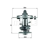 MAHLE ORIGINAL TX 72 85D Thermostat