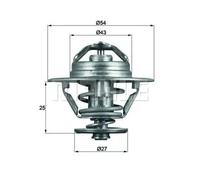 MAHLE ORIGINAL TX 93 79D Thermostat