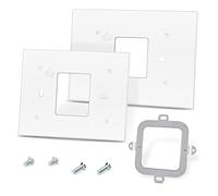 Thermostat Wall Plate Replacement for Honeywell - THP2400A1027W Wall Thermostat White Covers Assembly, Suitable for RTH9585WF RTH8560D TH9320wf5003 WiFi Smart Thermostat Back Plate