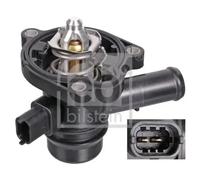 febi bilstein 103377 Thermostat with housing, seal and temperature switch, pack of one