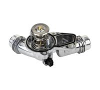 Thermostat With Housing For BMW E46 E39 For X3 For X5 Z4 320I 325I 330I 525I 530I Thermostat Housing Coolant Water Pump Outlet 11531437040 11530139877