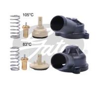 Thermostat with housing TH703K1 GATES for VW AUDI SEAT SKODA