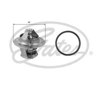 Thermostat without housing TH39374G1 GATES for FORD FOCUS I FOCUS I Saloon PUMA