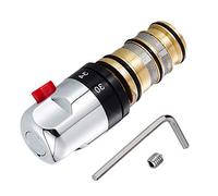 Thermostatic Bath Mixer Tap Shower Valve Replacement Handle Repair Kit Chrome Modern Constant Temperature Anti Scald Cartridge Valve for Bath Shower Mixer Tap