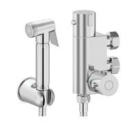 Thermostatic Bidets Toilet Valve Douche Kit Spray Shower Chrome