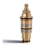 Thermostatic Brass Shower Cartridge, Temperature Control Brass Replacement Thermostatic Shower Mixer Valve, Mixer Tap Valves Replacement, Handle Spare Repair Kit, H-9