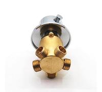 Thermostatic Brass Shower Valve with 2/3/4/5 Outlet - Control Panel for Shower Column - G1/2" Water Mixing Cartridge - Durable and Adjustable Shower Control System