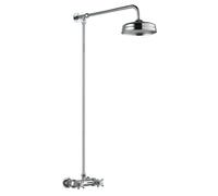 Thermostatic Exposed Shower Valve & Rigid Riser Kit - Chrome
