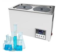 Thermostatic Lab Water Bath, Digital Display Heating Bath with Anti-dry Burning & Timer, for Scientific Experiments & Temperature Control