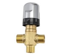 Thermostatic Mixing Valve Solid Brass G1/2 for Shower System Control