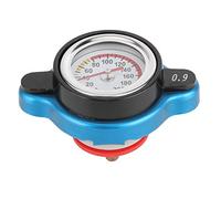 Thermostatic Radiator Cap, Universal Thermostatic Radiator Cap Water Tank Cover Leakproof W/Temperature Gauge(Big head 0.9bar)
