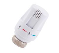 Thermostatic Radiator Valve, Radiator Automatic Thermostat Valve Replacement Heads, Standard M30x1.5 DN25 Electric Regulating Valves Universal for Home Office Plumbing Heating Systems(White)