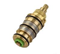Thermostatic Shower Cartridge, Brass Shower Mixer Valve for Built in Thermostatic Mixer and Bar Type Replacement Tap Parts