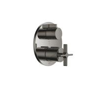 Thermostatic Shower Mixer Dornbracht Vaia 3 outlets ø150mm Dark Chrome 36427809-19