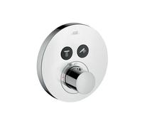 Thermostatic Shower Mixer for Concealed Installation ShowerSelect Square thermostatic mixer highflow Axor