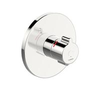 Thermostatic Shower Mixer Hansa CLINICA Round, Built-in Chrome