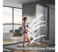 TecTake Shower Panel With 6 Massage Jets