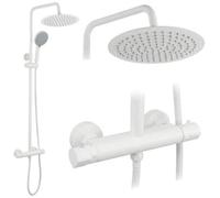 Thermostatic Shower Set Without Spout Rea Lungo White 25X25X120,5Cm