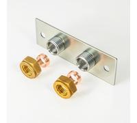 Thermostatic Shower Valve Back Plate, Wall Mounted Fixing Bracket, Bathroom Bidet Mixer Kit Douche Bidet Shataff Thermostatic Shower Fixing Bracket Back Plate