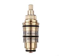 Thermostatic Shower Valve Cartridge Brass Replacement, All-copper Thermostatic Valve Core Household Thermostatic Faucet