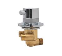 Thermostatic Shower Valve G1/2 Brass Cartridge Hot Cold Mixer Tap for Bathroom Durable Galvanized Body Adjustable Temperature Control HighQuality Shower Faucet.