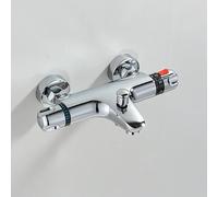 (Thermostatic Triple Valve Body Downward + Concealed Installation Accessories)