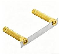 Thermostatic Valve, 7 1/2x1in Copper Safety Valve, Exposed Basic Set, Precise Temperature Control, Gold Finish, Modern Bathroom