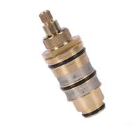 Thermostatic Valve Core Shower Cartridge for Bar Type Shower Valves Offering Steady Temperature Control and Brass Build