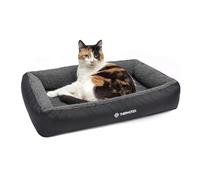 Thermotex Far Infrared Heated Pet Bed - Heated Cat & Dog Bed for Pain Relief & Arthritis - Therapeutic Heat Pad for Elderly Pet Support & Relaxation - Machine Washable
