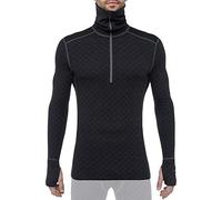 Thermowave Merino Xtreme Turtle Neck Long Sleeve Base Layer Black M Men