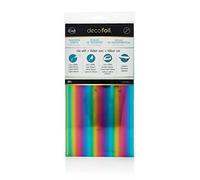 Thermoweb Deco Foil 6 X 12-inch 20/Package Rainbow, Acrylic, Multicolour, 0.1x6.5x13.5 cm