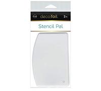 THERMOWEB Deco Foil Stencil Pal 3.75 in x 5.2 in (2 Pieces per Pack), White, Pack of 1