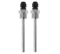 Thermowell 304 Stainless Steel Immersion Sleeves with G3/4 Inch Thread, 8 mm Outer Diameter, Compatible with 6 mm Temperature Sensors, for Solar Panels Water Tanks Kitchen Appliances, Pack of 2