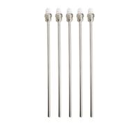 Thermowell G 1/2" Thread for Temperature Sensor, Stainless Steel Immersion Sleeve Pocket, PN40 Max Pressure, 8x30 to 8x300mm, 4 Pack