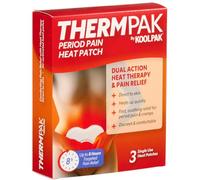Thermpak Period Pain Heat Patch - Ready to Use - Discreet, Odourless, Skin-Friendly Warmth for Cramps - Case of 36