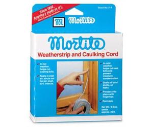 Thermwell Mortite Weatherstrip And Caulking Cord Gray