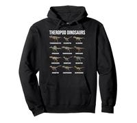 Theropod Dinosaurs Carnivorous Species Paleontology Pullover Hoodie